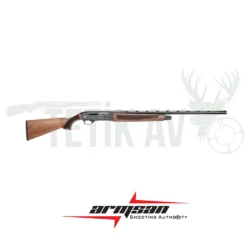 Armsan A616 W Slug 12 Kalibre ahşap kundaklı yarı otomatik domuz avı tüfeği.