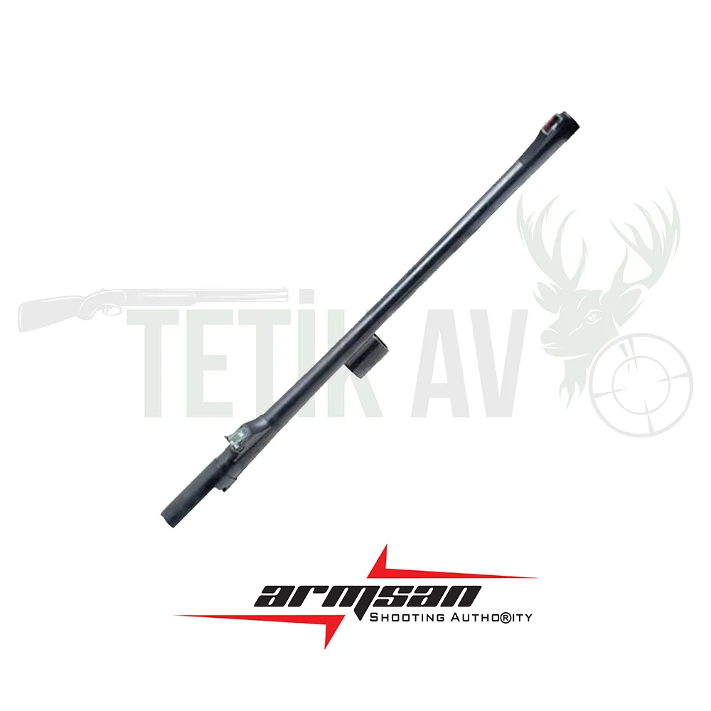 Armsan A620 Slug 20 kalibre yedek namlu, hassas avcılık için fiber optik nişangahlı.