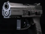 Asg Cz 75 P-07 Duty siyah 4.5mm kalibre CO2 yarı otomatik havalı tabanca.