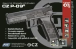 ASG CZ P-09 siyah blowback 6mm lisanslı airsoft tabanca taktik eğitim ve atış fiyatları.