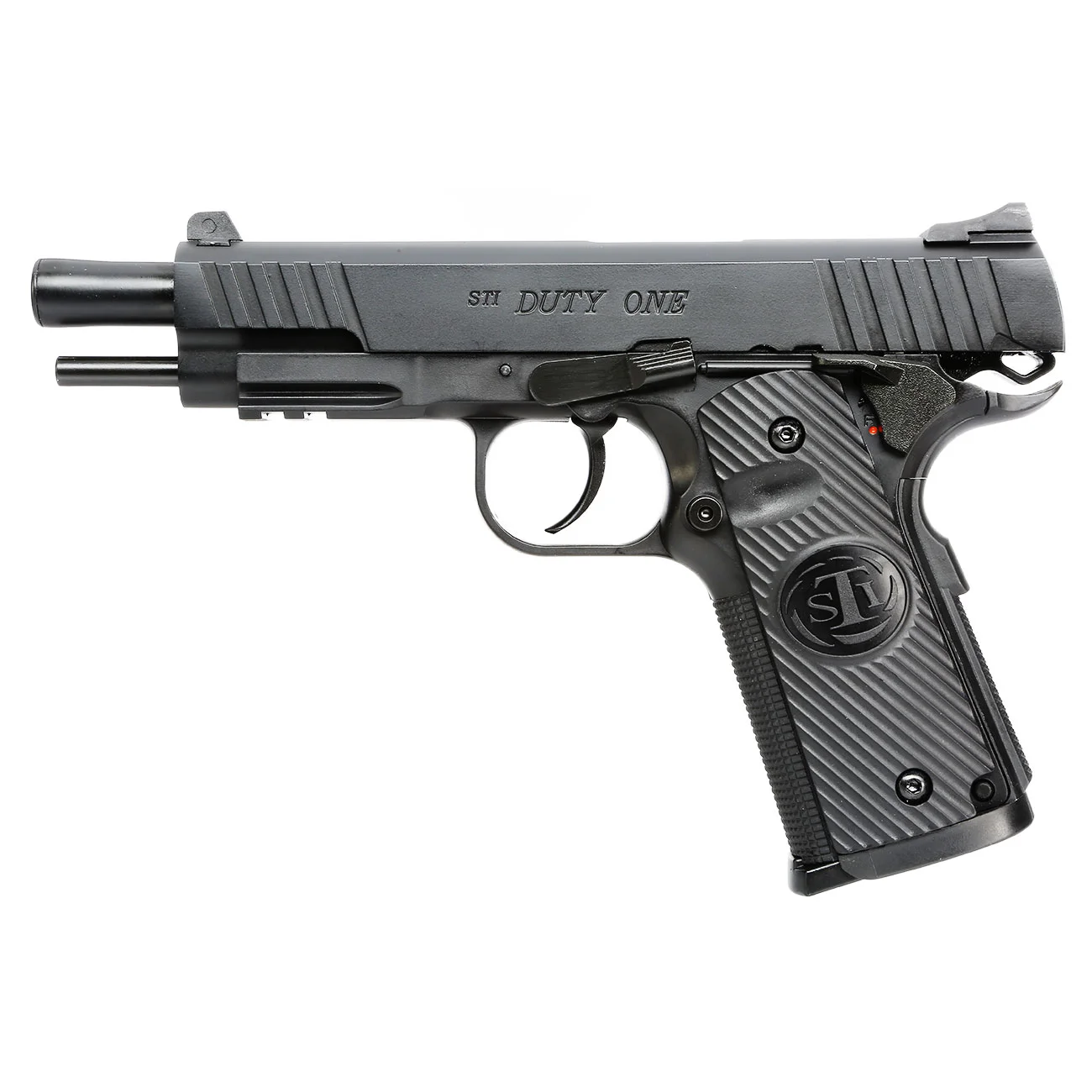 ASG STI Duty One Blowback 4.5mm çelik BB atan CO2 tüplü havalı tabanca.