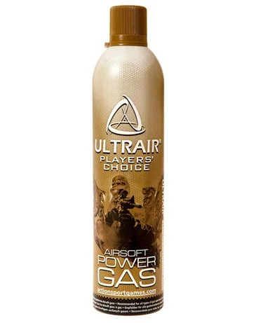 ASG Ultrair 570 ml green gas, airsoft silahları için yüksek performanslı ve silikonlu itici gaz.