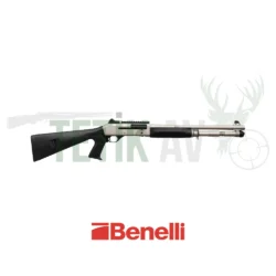 Benelli M4 Cerakote Silver 12 Kalibre taktik yarı otomatik av tüfeği.