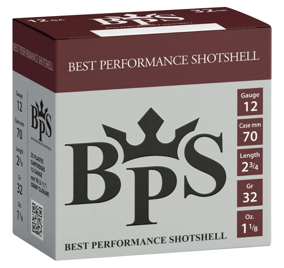 Bps 12 Kalibre Av Fişeği Bps 12 kalibre 32 gram av fişeği, yüksek isabetli ve istikrarlı saçma atışları sunar.