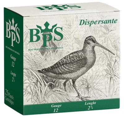 Bps 32 gram dispersante 12 kalibre orman ve çulluk avı fişeği kutusu.