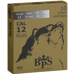 Bps Extra Slug 12 Kalibre 28 gram tek kurşun, domuz avı için ideal av fişeğidir.