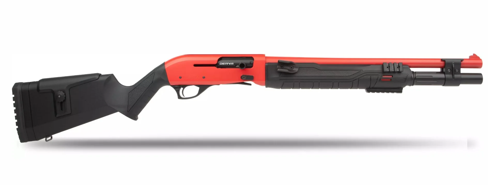 Derya XT-404 Tactical Kırmızı Tüfek Derya XT-404 Tactical kırmızı 12 kalibre yarı otomatik taktik av tüfeği