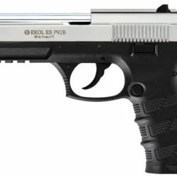 Ekol ES P92 parlak beyaz blowback sistemli 4.5mm CO2 havalı tabanca modeli.