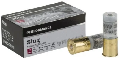 12 Kalibre Fiocchi Palla Gualandi Slug tek kurşun domuz fişeği, 32 gram.