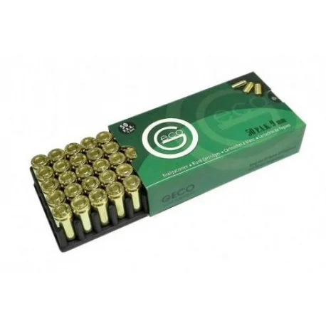 Geco Gold 9 mm P.A.K. kurusıkı tabanca ses mermisi 50'li paket yüksek basınçlı fişek