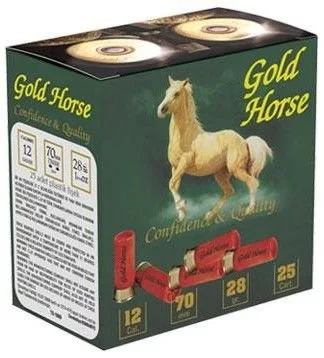 Gold Horse 12 Kalibre 28 gram yüksek hızlı saçma av fişeği.