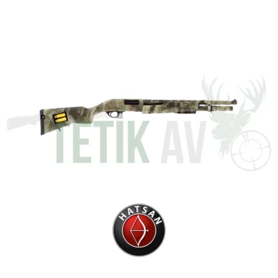 Hatsan Escort MPS Camo 12 kalibre pompalı av ve taktik savunma tüfeği.