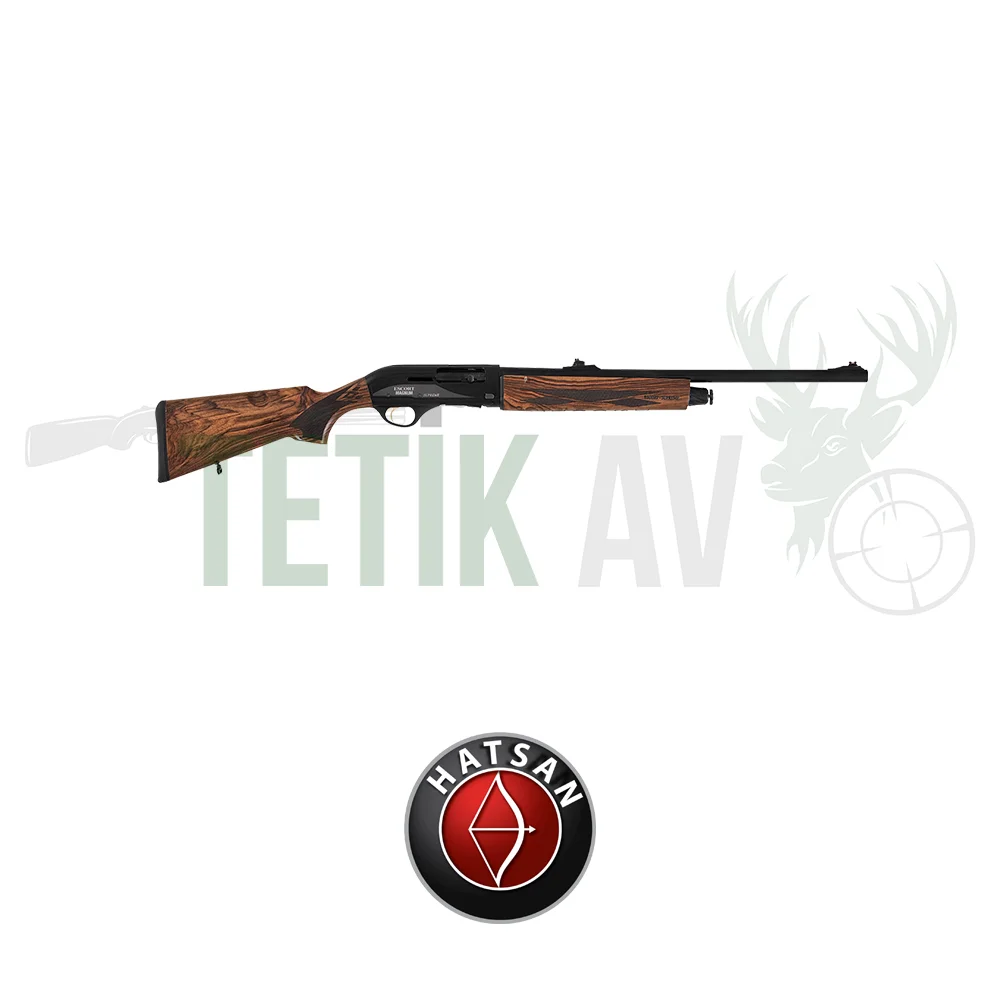 Hatsan Escort Supreme Cantilever Slug 12 Kalibre ahşap yarı otomatik domuz av tüfeği