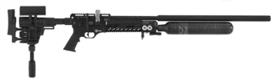 Hatsan Factor Sniper Long taktik PCP havalı tüfek, 700cc karbon tüplü uzun menzil atış silahı.