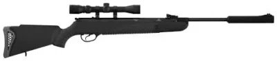 Hatsan Mod 85 Sniper kırmalı havalı tüfek, entegre moderatörlü ve SAS sistemli.
