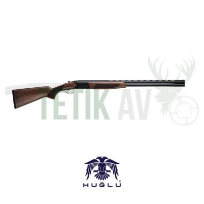 Huğlu Hawk siyah 12 kalibre süperpoze av tüfeği dövme çelik