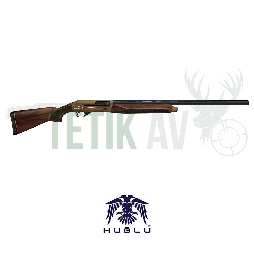 Huğlu Renova Bronz 12 Kalibre Huğlu Renova bronz gövdeli 12 kalibre kinetik sistem yarı otomatik av tüfeği.
