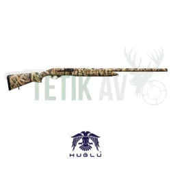 Huğlu Renova Camo Mosgb saz desenli 12 kalibre kinetik yarı otomatik av tüfeği.
