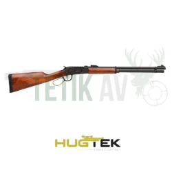 Hugtek LVR91 Steel siyah mat çelik gövdeli 36 kalibre lever action yivsiz av tüfeği.