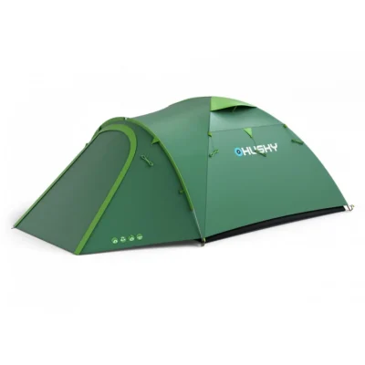 Husky Bizon yeşil 4 kişilik av ve kamp çadırı, su geçirmez taktik outdoor barınak.