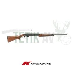 Khan Arms Pxs W 12 Kalibre ahşap kundaklı pompalı av tüfeği.