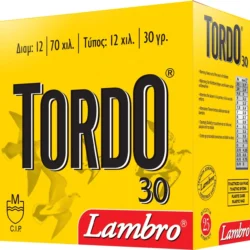 Lambro Tordo 30 gram 12 kalibre saçma av fişeği.