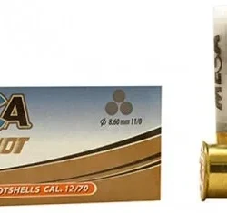 Meca Buckshot 11/0 9 Pellets 12 Kalibre şevrotin savunma ve av fişeği