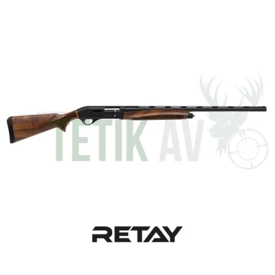Retay Antalya SS Dark Black 12 Kalibre kinetik sistem yarı otomatik av tüfeği.