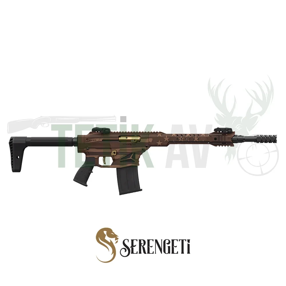 Serengeti Legion 120 Şarjörlü Tüfek Serengeti Legion 120 CP407 12 kalibre yarı otomatik şarjörlü av tüfeği.