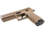 Sig Sauer P320 Desert blowback özellikli 4.5mm taktik havalı tabanca