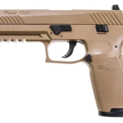 Sig Sauer P320 Desert Blowback 4.5mm havalı tabanca, taktik atış ve eğitim modelidir.