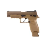 Sig Sauer P320 M17 Desert 4.5mm blowback havalı tabanca taktik atış deneyimi sunar.