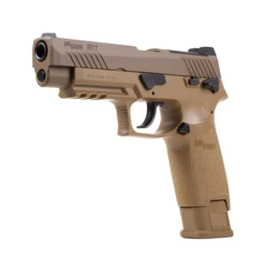 Sig Sauer P320 M17 Desert blowback özellikli 4.5mm havalı tabanca.