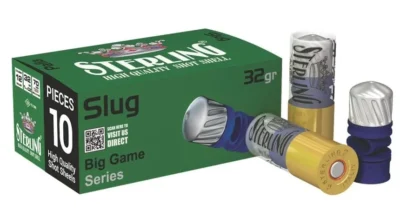 Sterling Palla Slug 12 Kalibre 32 gram tek kurşun domuz av fişeği