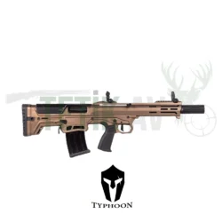 Typhoon Sierra 12 Bullpup bronz renkli 12 kalibre taktik yarı otomatik şarjörlü av tüfeği.