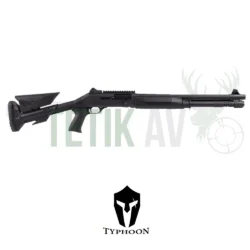 Typhoon T4 Tactical Black 12 Kalibre yarı otomatik taktik av tüfeği ve özellikleri.
