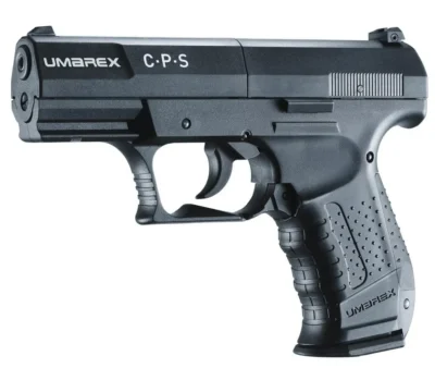 Umarex CPS 4.5mm CO2 havalı tabanca, polimer gövdeli taktik atış silahı.