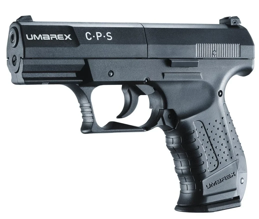 Umarex CPS 4.5mm CO2 havalı tabanca, polimer gövdeli taktik atış silahı.