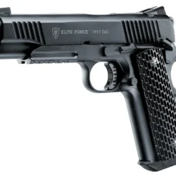 Taktik atış ve eğitimler için Umarex Elite Force 1911 Tac Blowback 6mm airsoft tabanca.