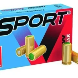Victory Sport 9mm Gold kurusıkı ses tabancası mermisi, 50'li paket.