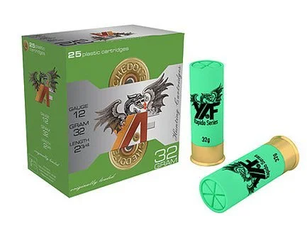 Yaf 32 Gr 12 Cal Av Fişeği. Yaf 32 gram 12 kalibre Rapido seri av fişeği, yüksek performanslı saçma mühimmatı.
