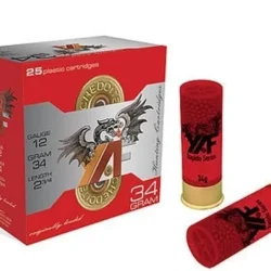 Yaf 34 gram 12 kalibre av fişeği, yüksek performanslı ve isabetli avcı mühimmatı.