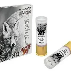 Yaf 20 kalibre 8/0 buckshot şevrotin domuz ve av fişeği.