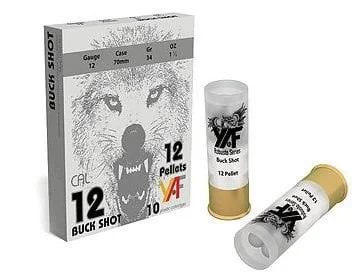 Yaf Buckshot 9/0 12 Pellets 12 Kalibre şevrotin domuz avı ve savunma fişeği