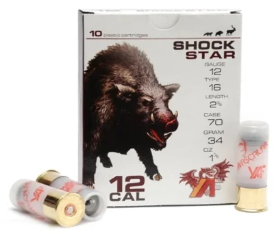 Yaf Shock Star 12 Kalibre 34 gram slug tek kurşun domuz av fişeği.