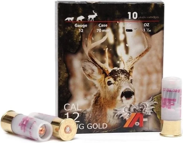 Yaf Slug Gold 12 Kalibre Yaf Slug Gold 12 Kalibre 33 gram domuz kurşunu ve tek kurşun av fişeği.