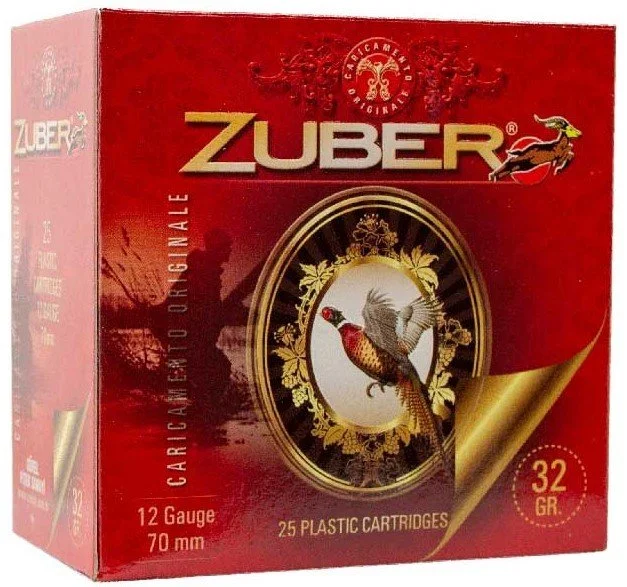 Zuber 32 Gr. 12 Kalibre av fişeği, etkili avcılık için yüksek performans ve güvenilirlik sunar.