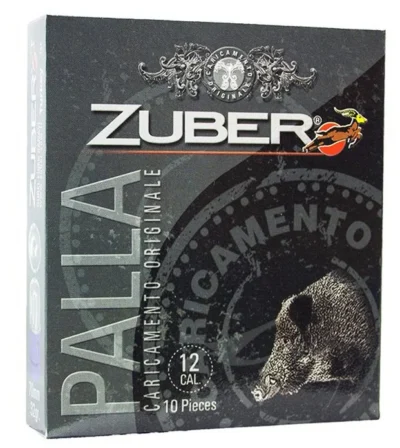 Zuber Palla 12 Kalibre tek kurşun av fişeği, yüksek isabet ve penetrasyon gücü.