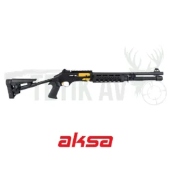 Aksa Crossfire Extreme Wi-Al Siyah 12 Kalibre yarı otomatik taktik av tüfeği.