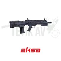 Aksa Crossfire T12 Bp-1203 Bullpup çift sistem yarı otomatik pompalı 12 kalibre taktik av tüfeği.
